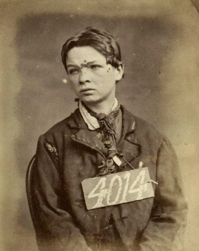 #14 John Powers, 15, stole fabric on December 10, 1872. He was given one month of hard labor.