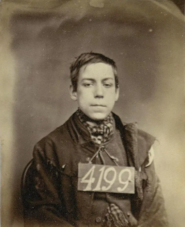 #2 Robert Graham, 16, stole 11 pairs of stockings on New Year’s Eve in 1872. He was given one month of hard labor.
