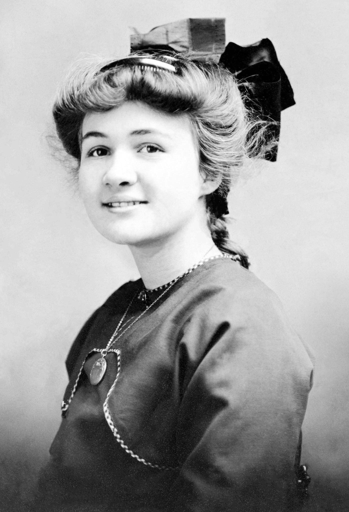 #1 A Victorian woman wearing her Sunday best clothes, 1890