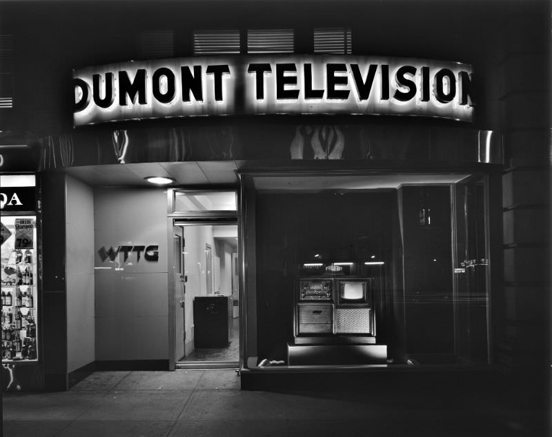 #32 Exterior of Dumont Television, 12th Street, March 10, 1948