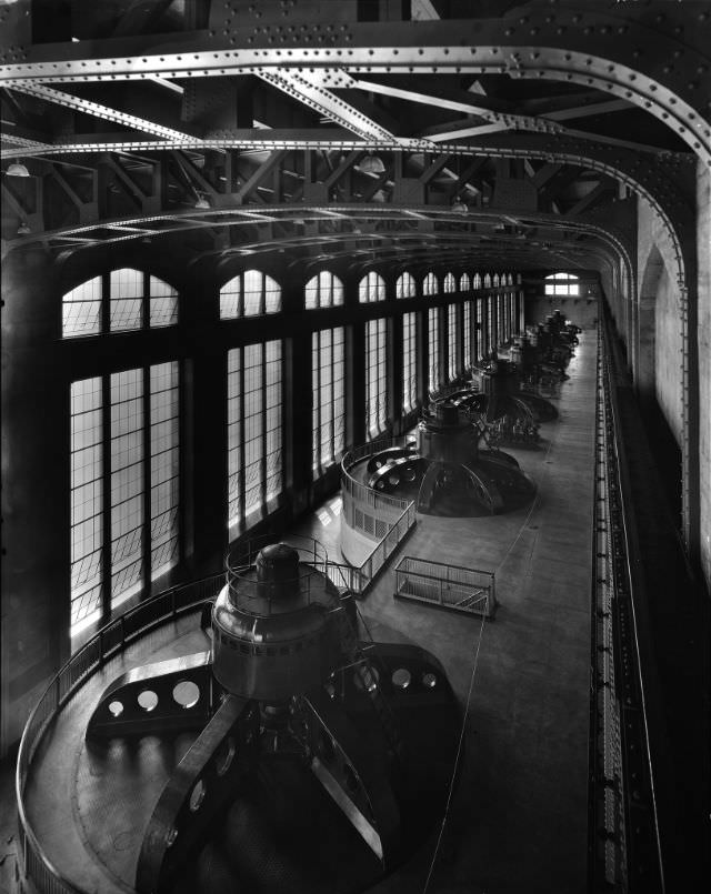 #7 Turbine hall of the Conowingo Hydroelectric Plant, 1930