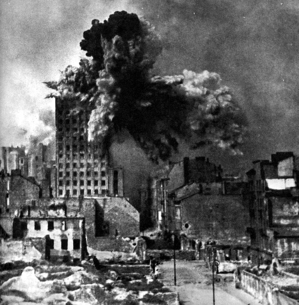 #47 The Prudential building was Warsaw’s tallest skyscraper and was hit by approximately 1000 artillery shells during the uprising (it remained standing until the end).