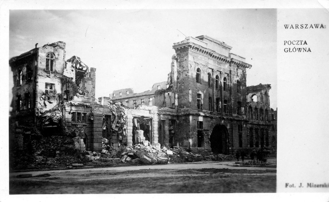 #65 WWII aftermath: damage to Warsaw, Poland, 1940