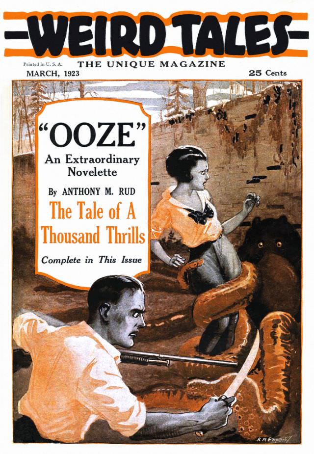 #1 Weird Tales cover, March 1923