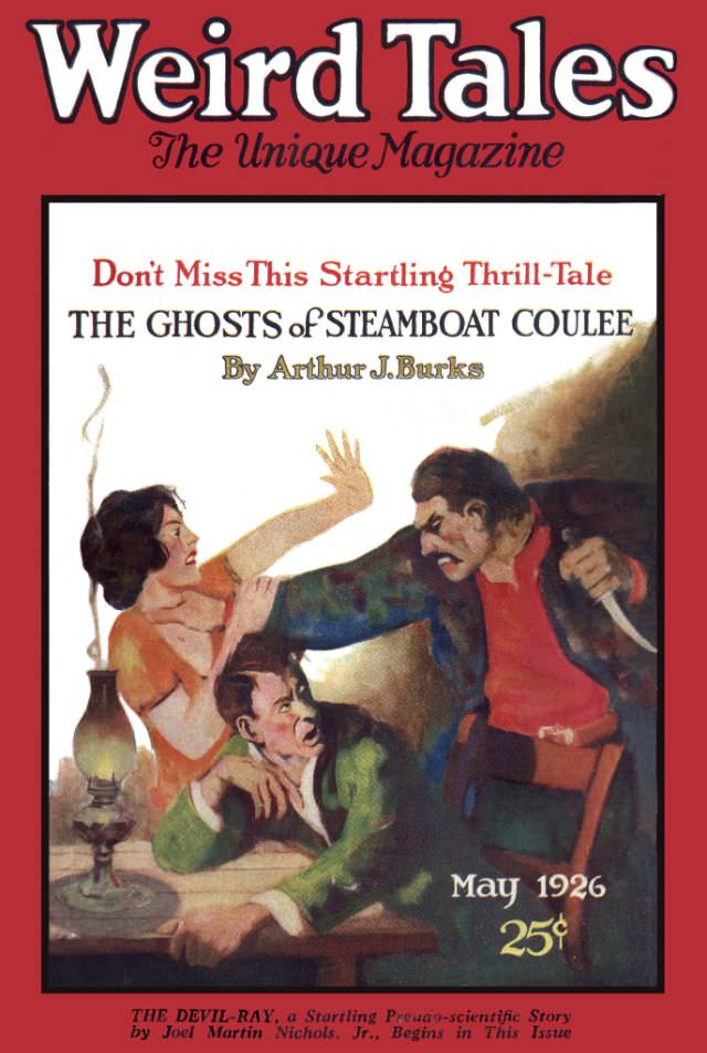 #10 Weird Tales cover, May 1926