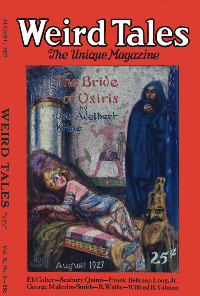 #14 Weird Tales cover, August 1927