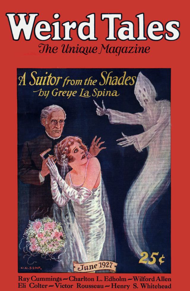 #19 Weird Tales cover, June 1927