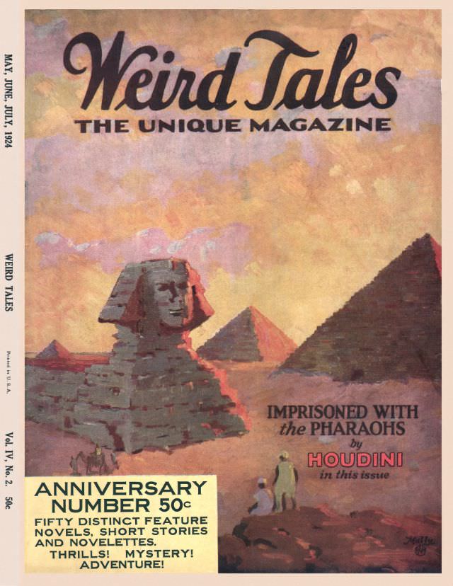 #2 Weird Tales cover, May 1924