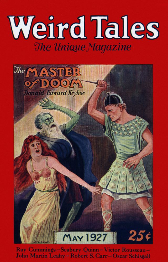 #21 Weird Tales cover, May 1927