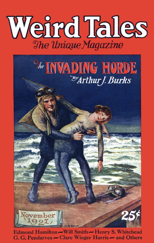 #22 Weird Tales cover, November 1927