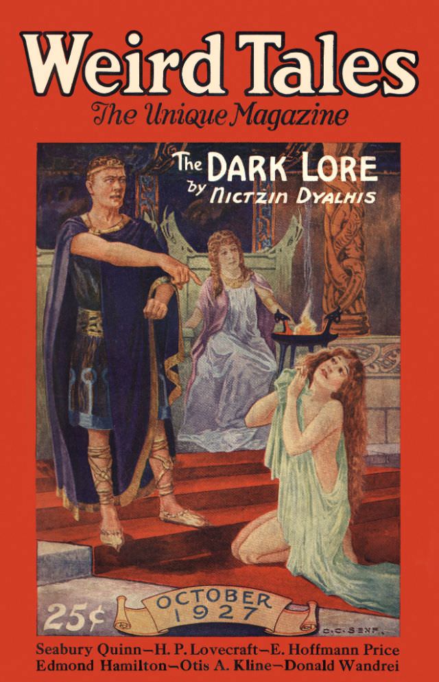 #23 Weird Tales cover, October 1927