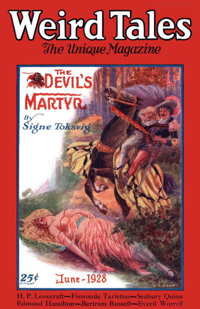 #29 Weird Tales cover, June 1928