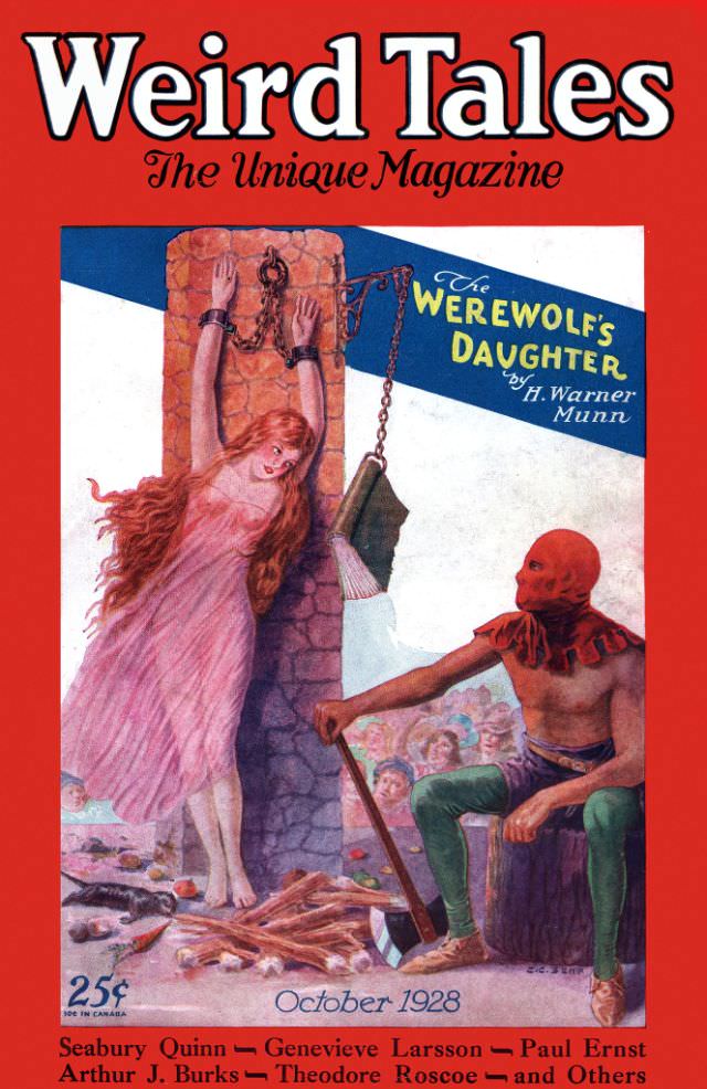 #33 Weird Tales cover, October 1928