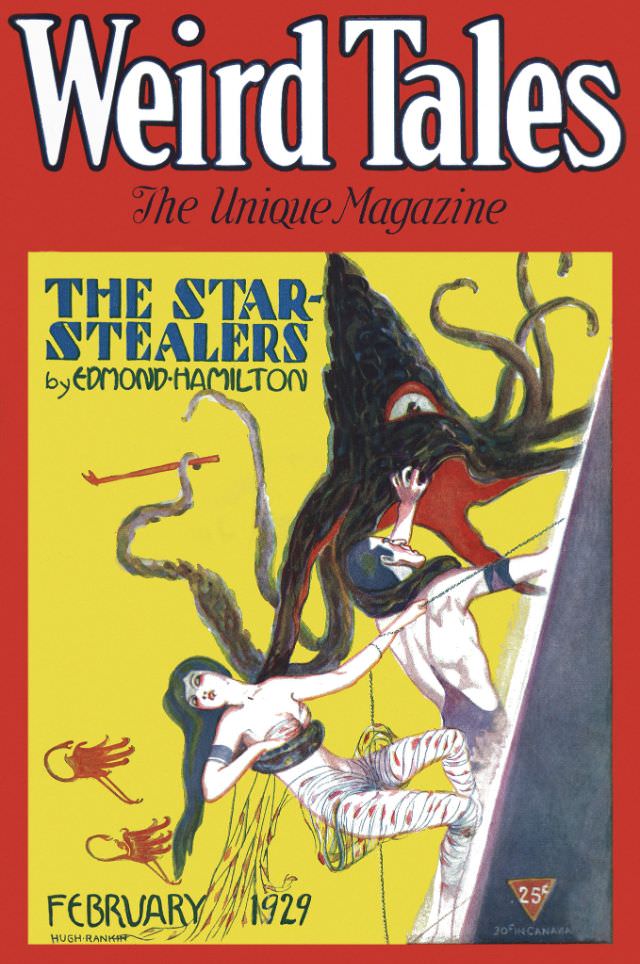 #37 Weird Tales cover, February 1929
