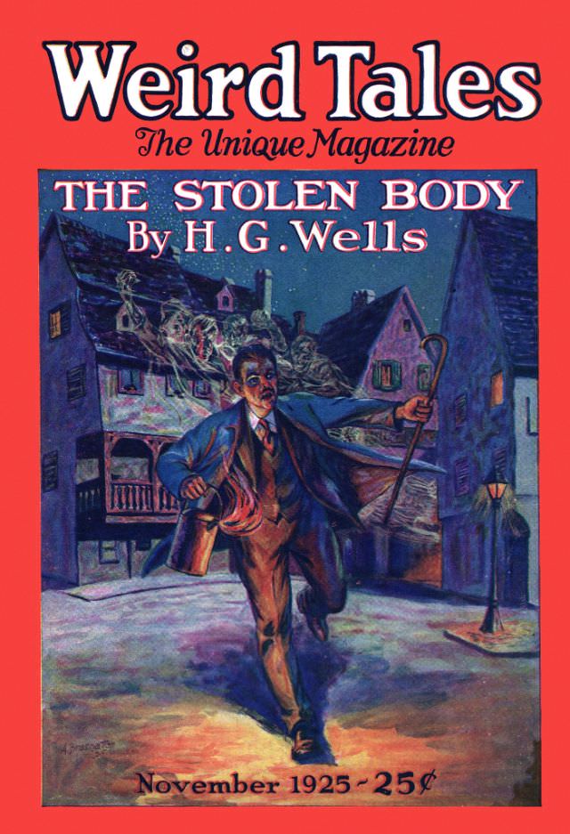#4 Weird Tales cover, September 1925