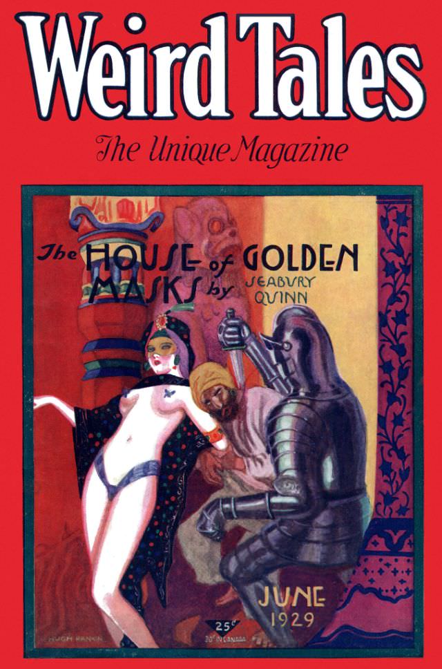 #40 Weird Tales cover, June 1929