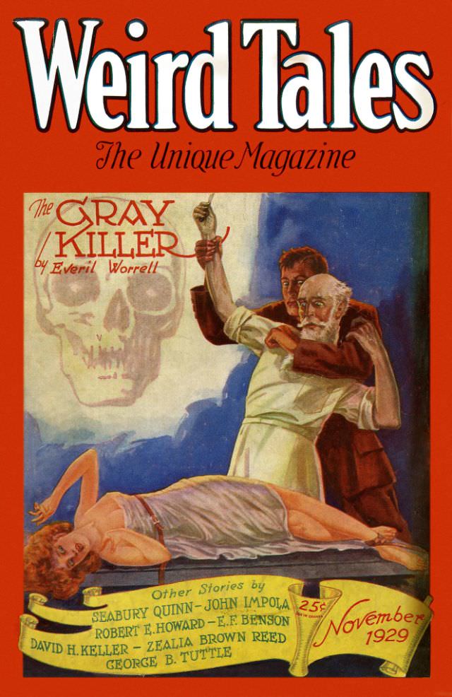 #43 Weird Tales cover, November 1929