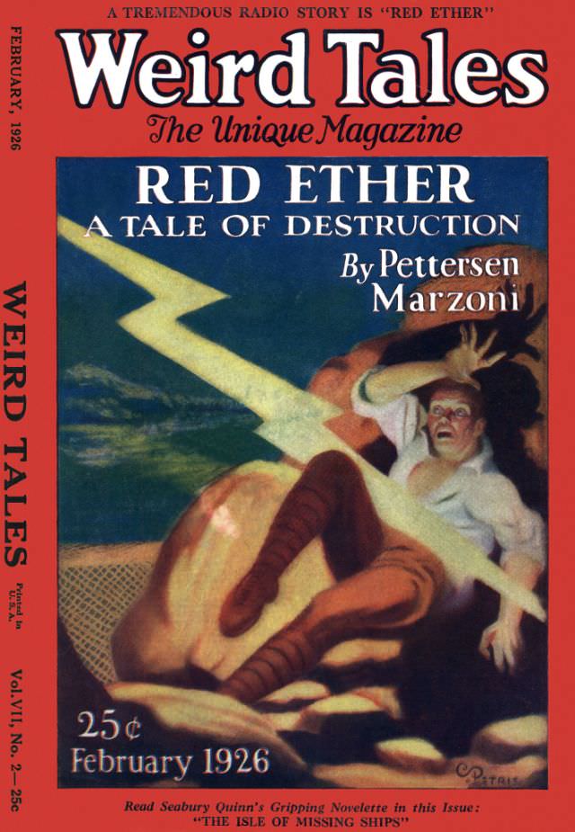 #6 Weird Tales cover, February 1926