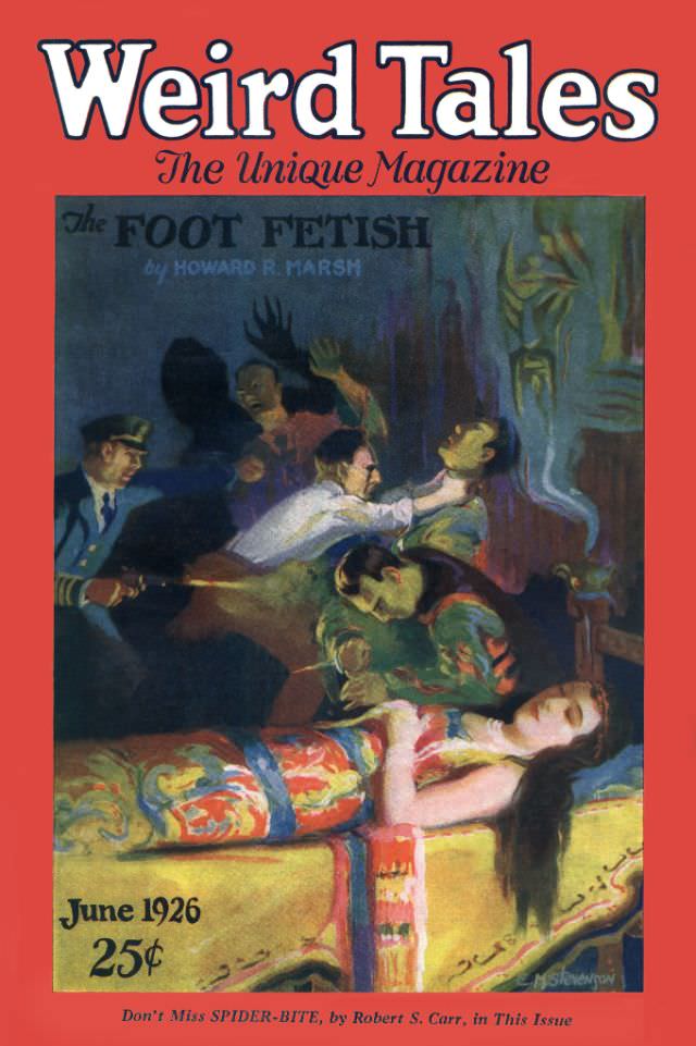 #8 Weird Tales cover, June 1926