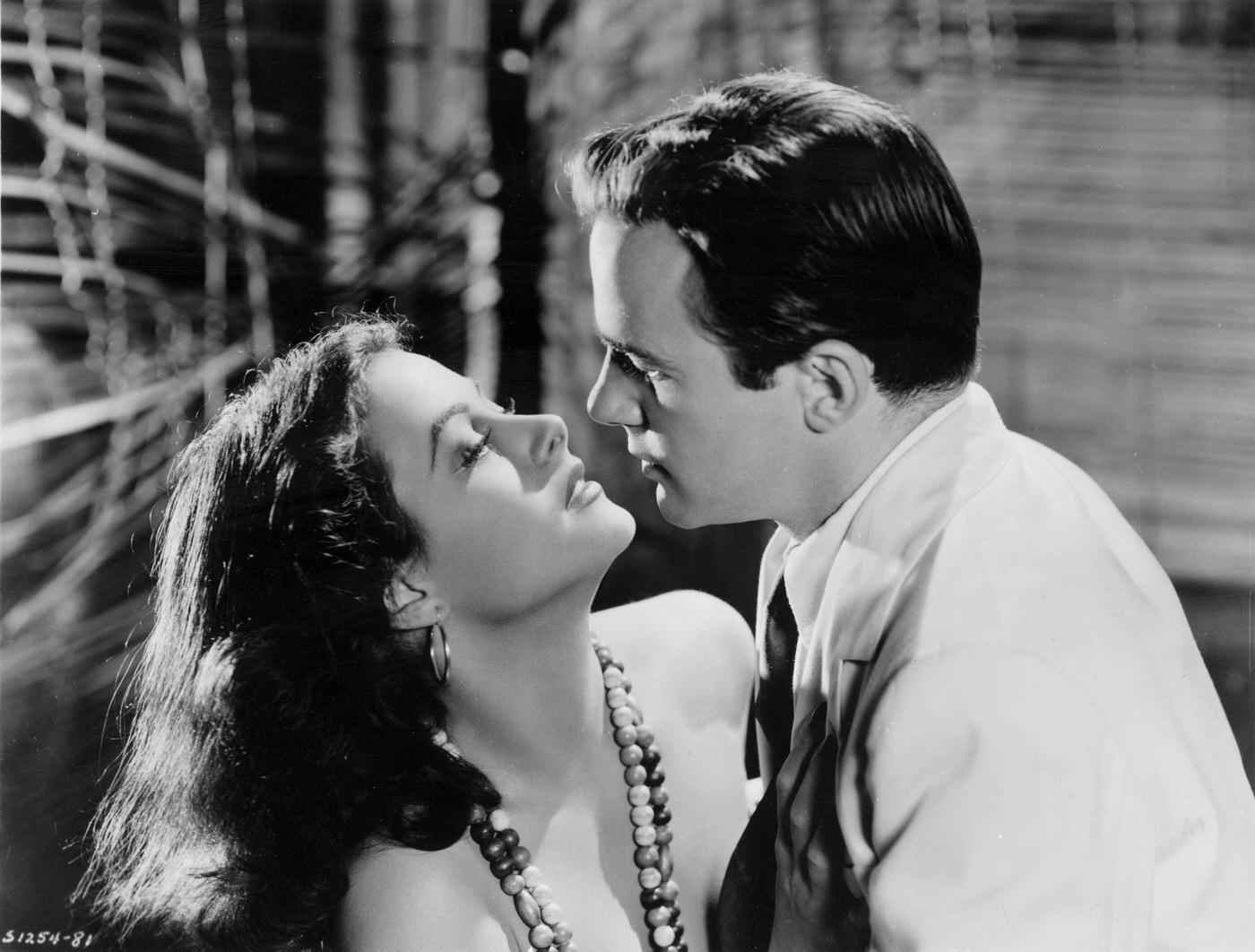 Hedy Lamarr stars in the film ‘White Cargo’, 1942