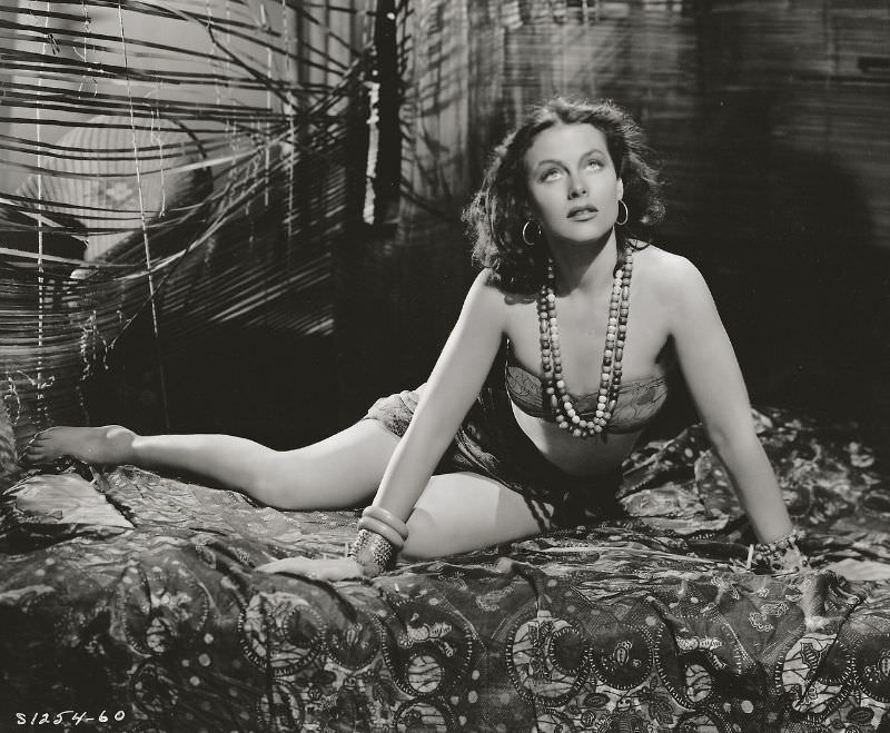 Journey to the Heart of Darkness: Fabulous Photos of Hedy Lam in White Cargo 1942 Movies