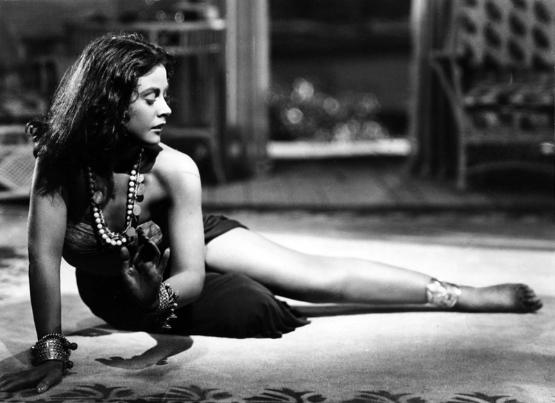 Journey to the Heart of Darkness: Fabulous Photos of Hedy Lam in White Cargo 1942 Movies