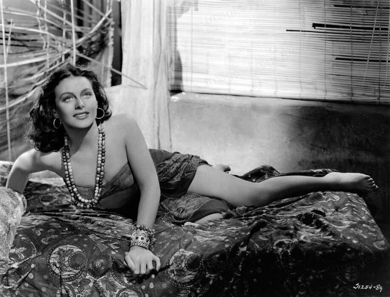 Journey to the Heart of Darkness: Fabulous Photos of Hedy Lam in White Cargo 1942 Movies