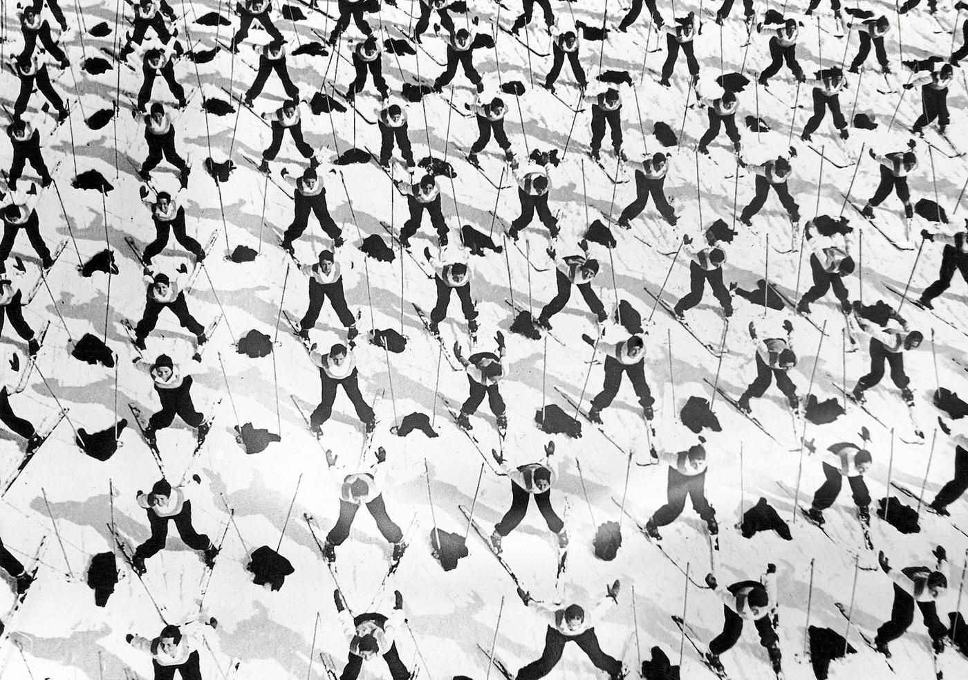#57 Fascism took advantage of the people’s verve for ski-sport for their own purpose, like here in Italy, 1935