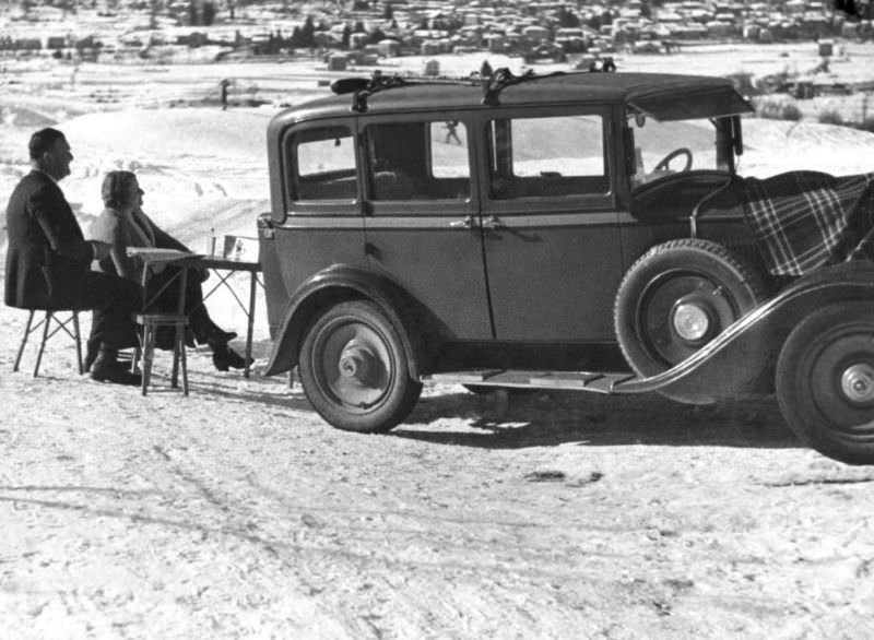 #8 A family enjoying their Sunday, 1930s.