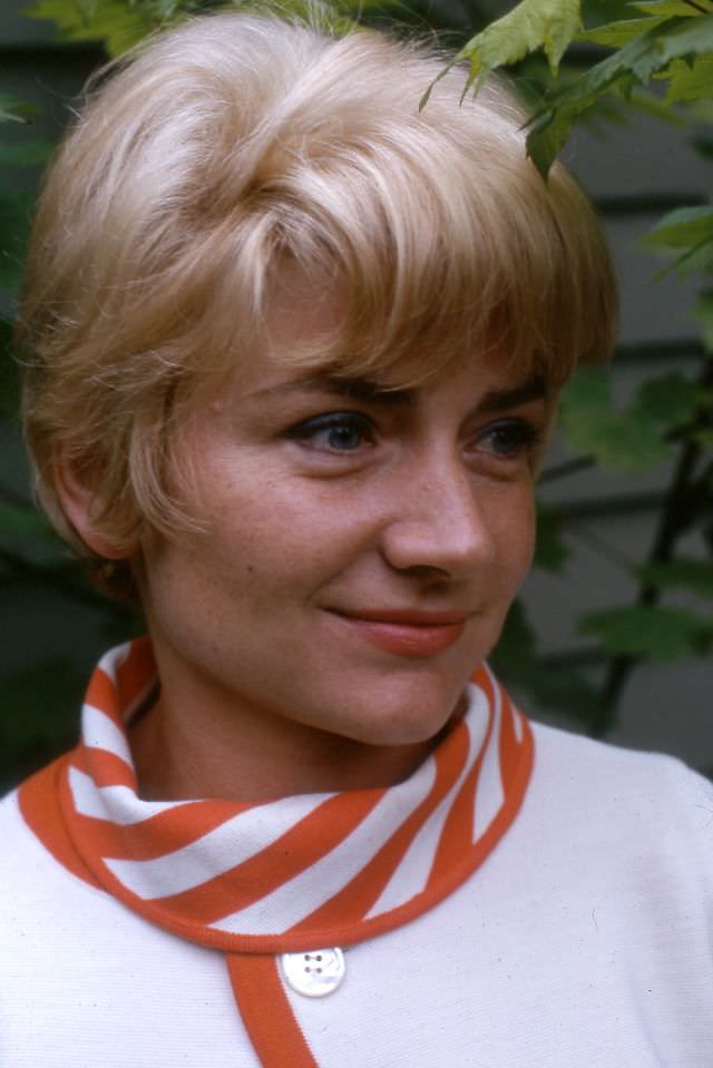 #42 Arlene Smith, orange and white scarf, age 32, May 24, 1966
