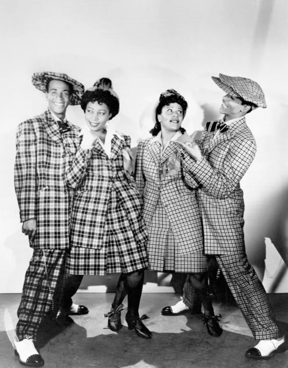 #10 Entertainers wearing zoot suits for Hit Parade of 1943.