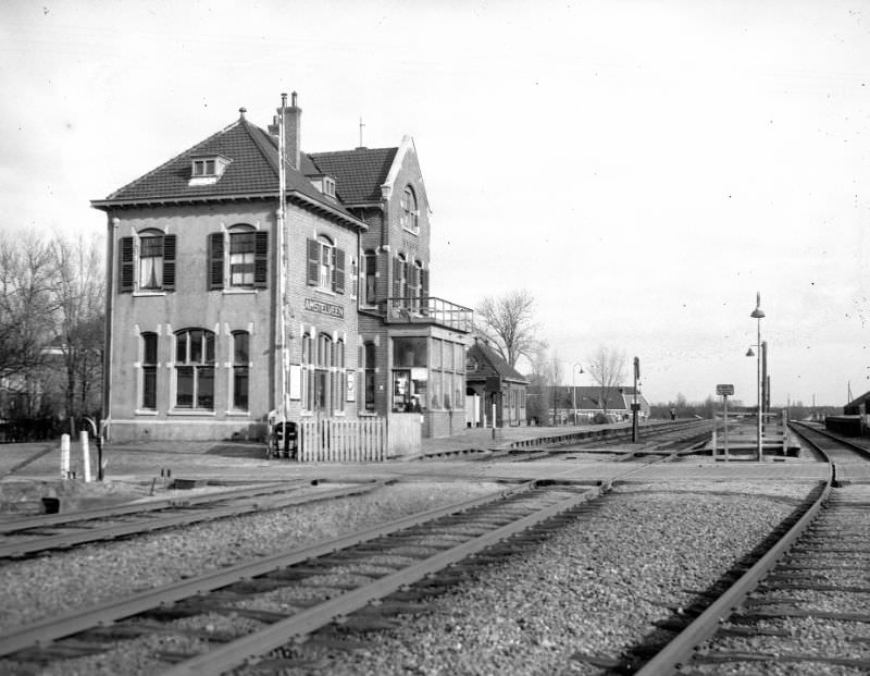 #15 The ultimate tranquility that the Haarlemmermeer lines radiated when there was no train in sight, February 22, 1950