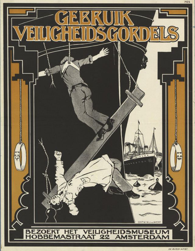 #3 Poster by W. J. v.d. Werf, 1925-1949