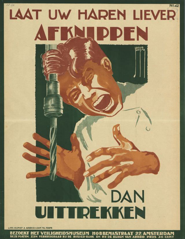 #6 Poster by Jacob Jansma, 1925
