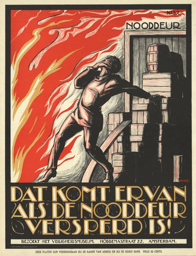 #8 Poster by Albert Hahn, 1926-1927