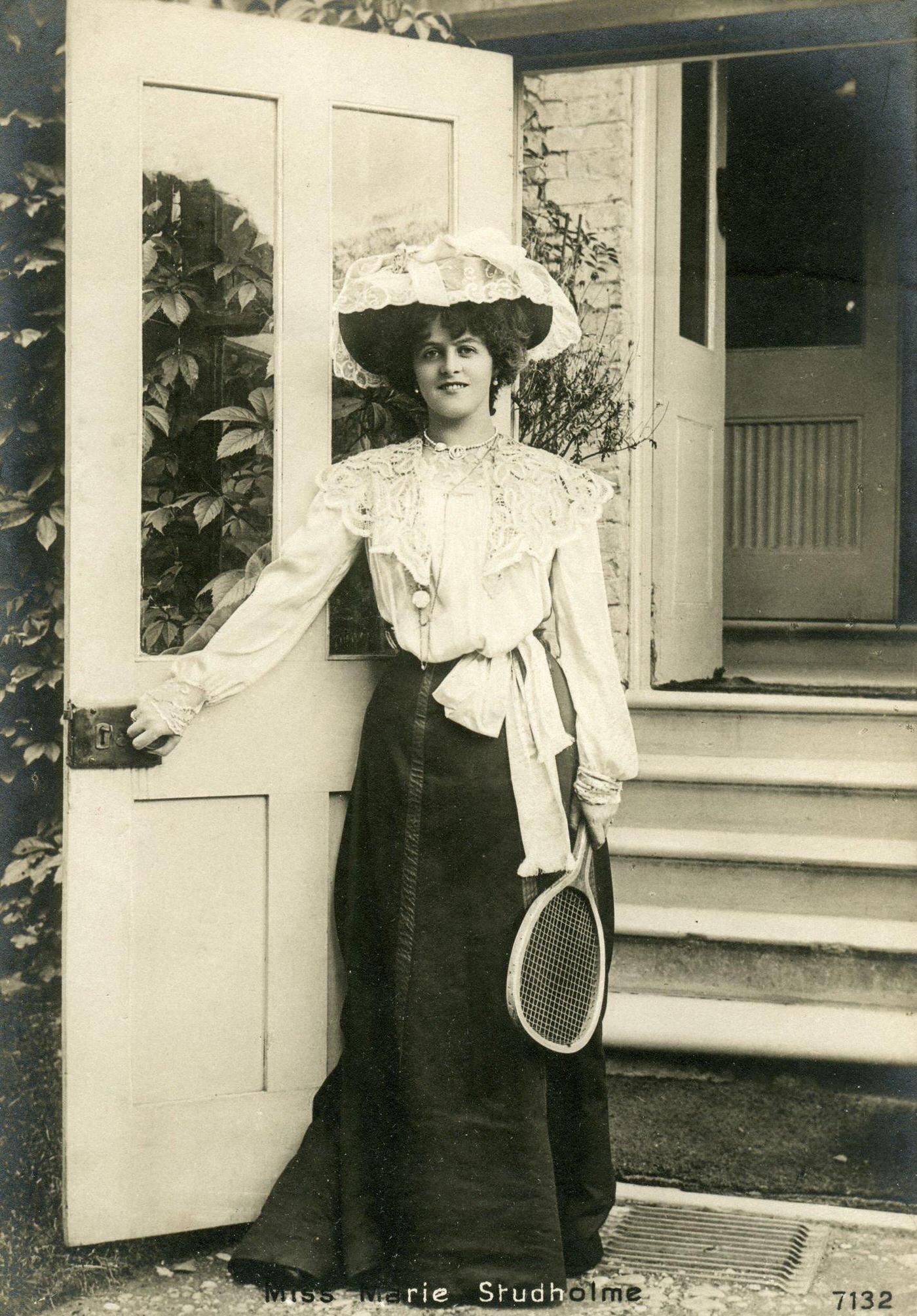 #67 Marie Studholme poses for a portrait in the early 1900s