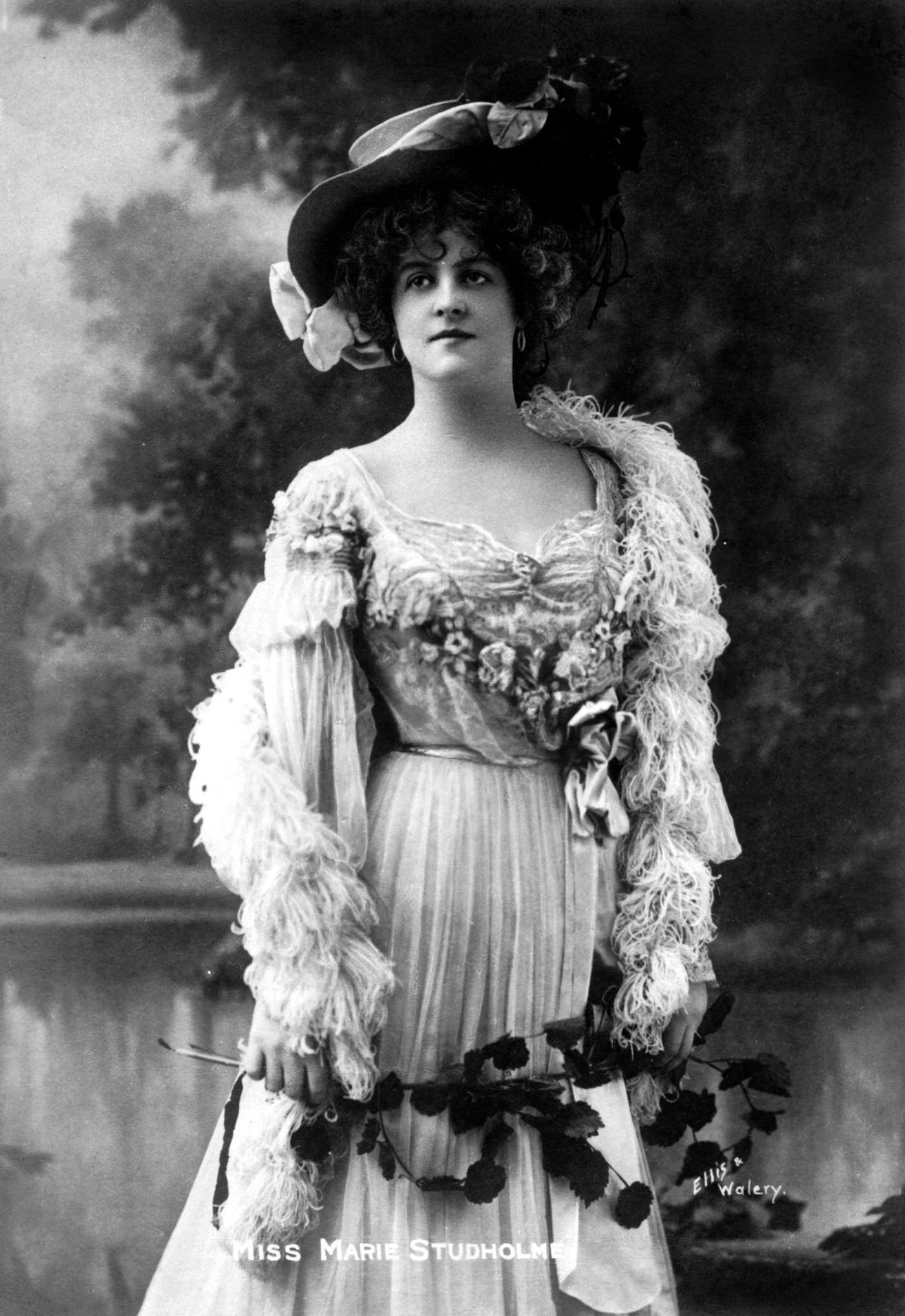 #69 Marie Studholme captivates in this portrait from the early 1900s
