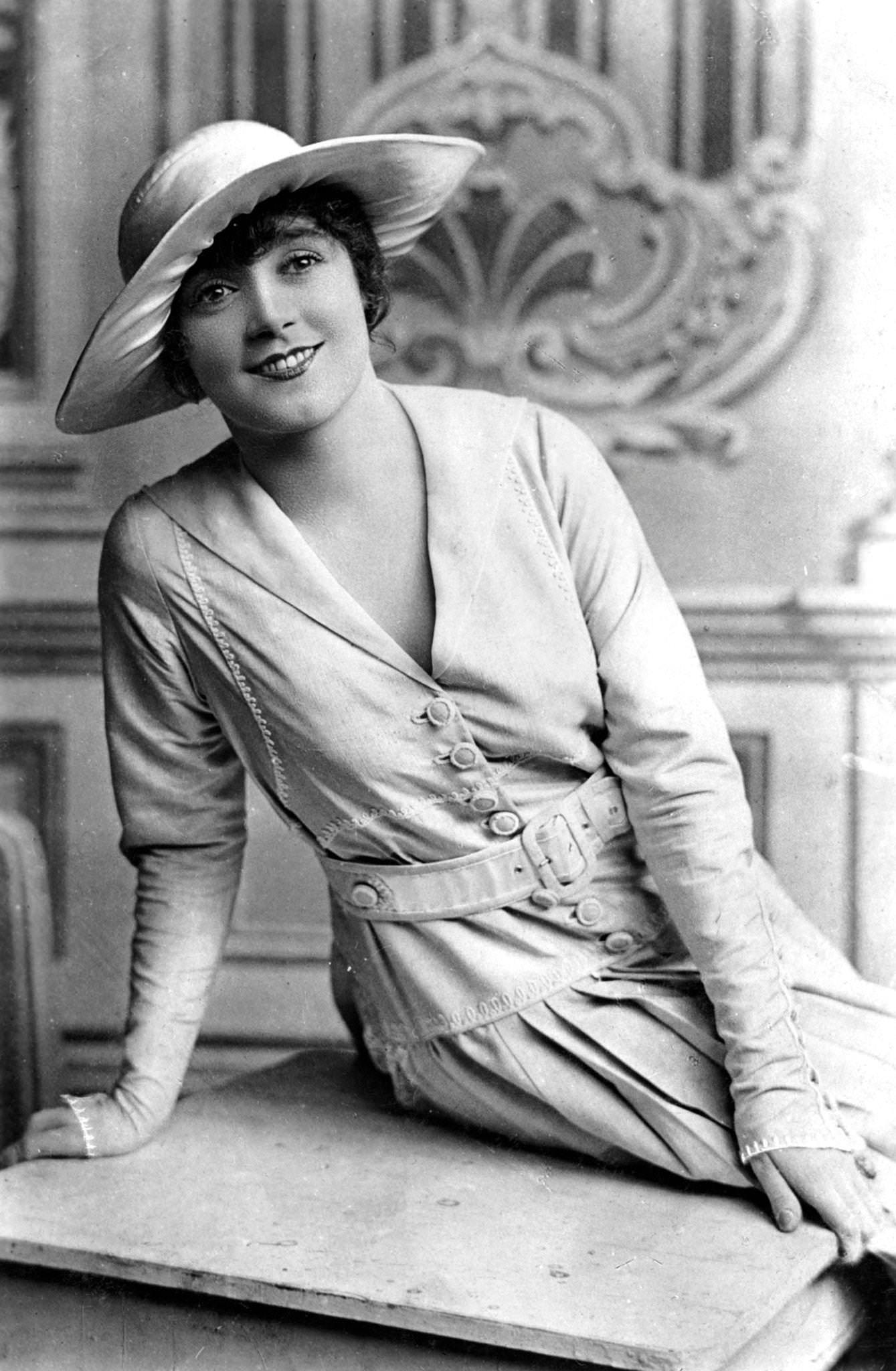 #71 Nellie Taylor poses for a portrait in the early 1900s