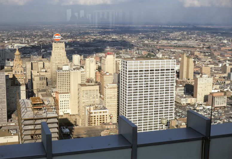 #42 Downtown Houston from Humble Building, 1966