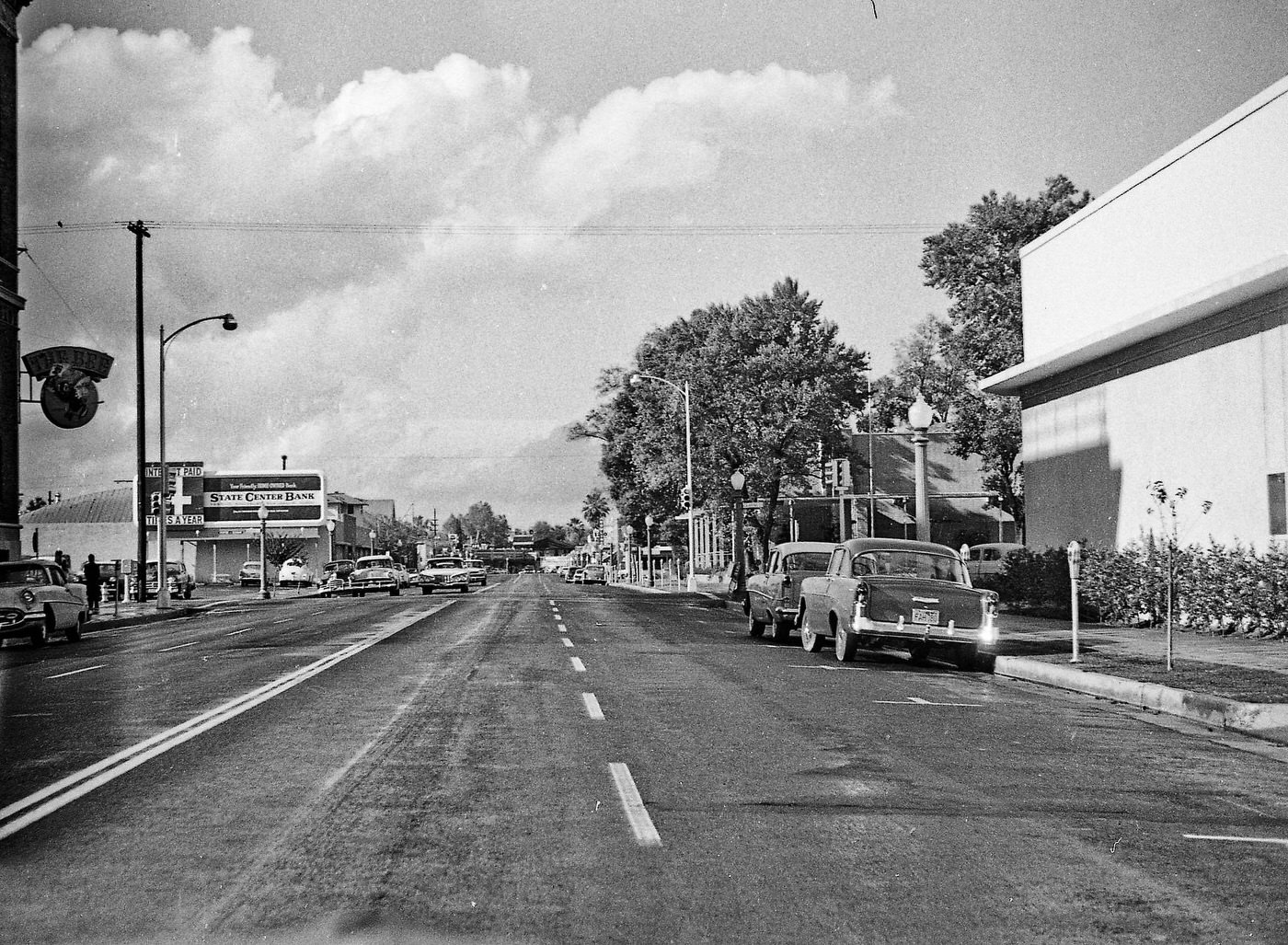 #38 The historic old Fresno Bee building, at the intersection of Van Ness and Calaveras, is at the left edge of the picture.