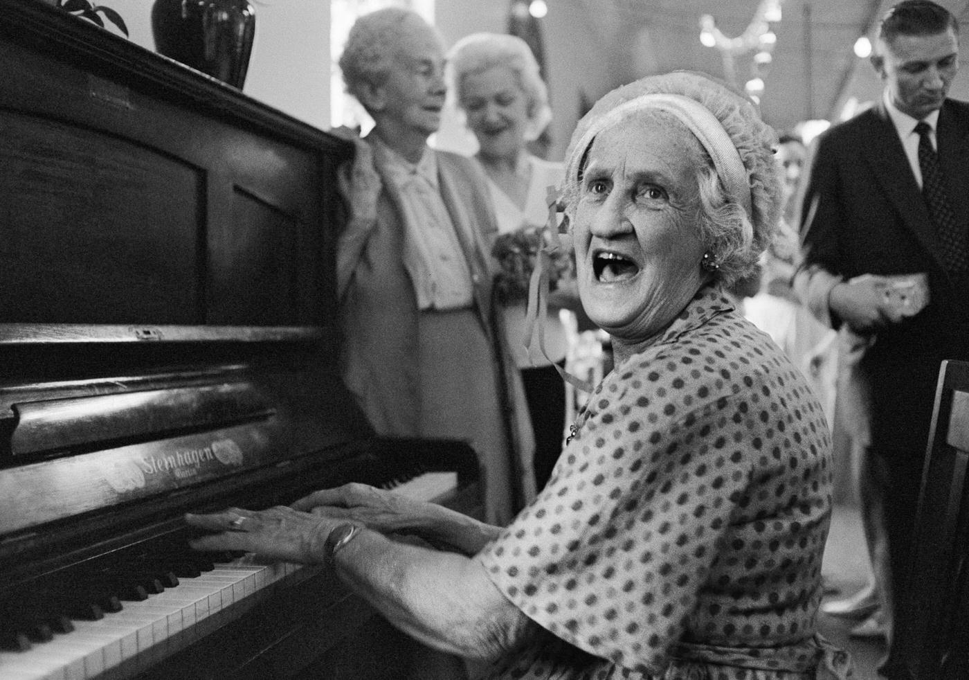 #11 A Christmas party at a retirement home in South Africa, 1950s.