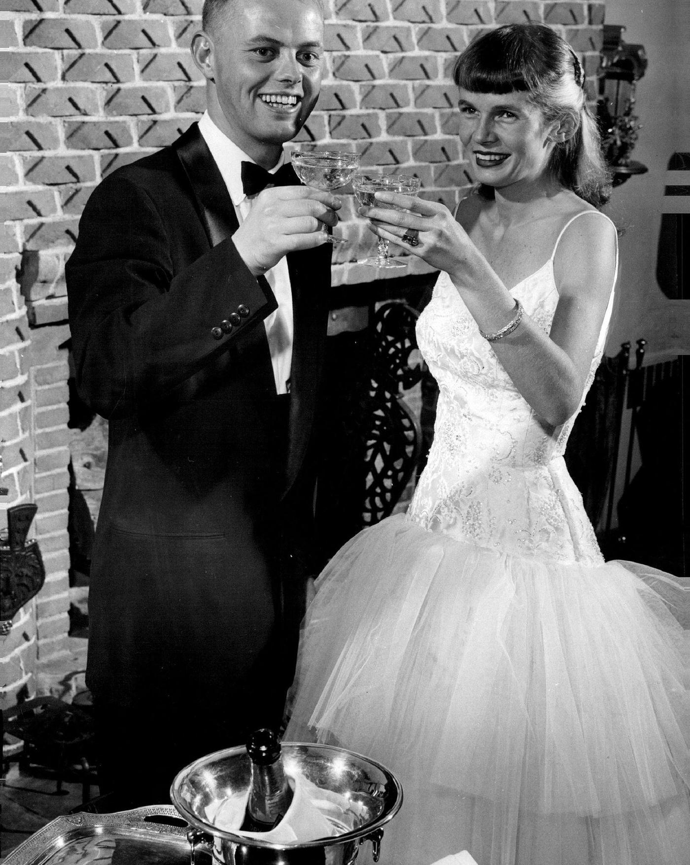 #9 “To the Symphony Jewel Ball” is the champagne toast drunk by Mr. and Mrs.