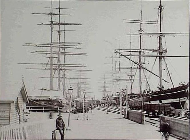 #17 Pier Port Melbourne, 1890