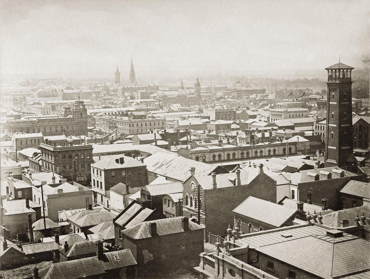 #27 Panorama of Melbourne, 1885
