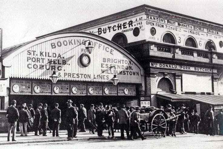 #9 Flinders Street railway station, 1800s