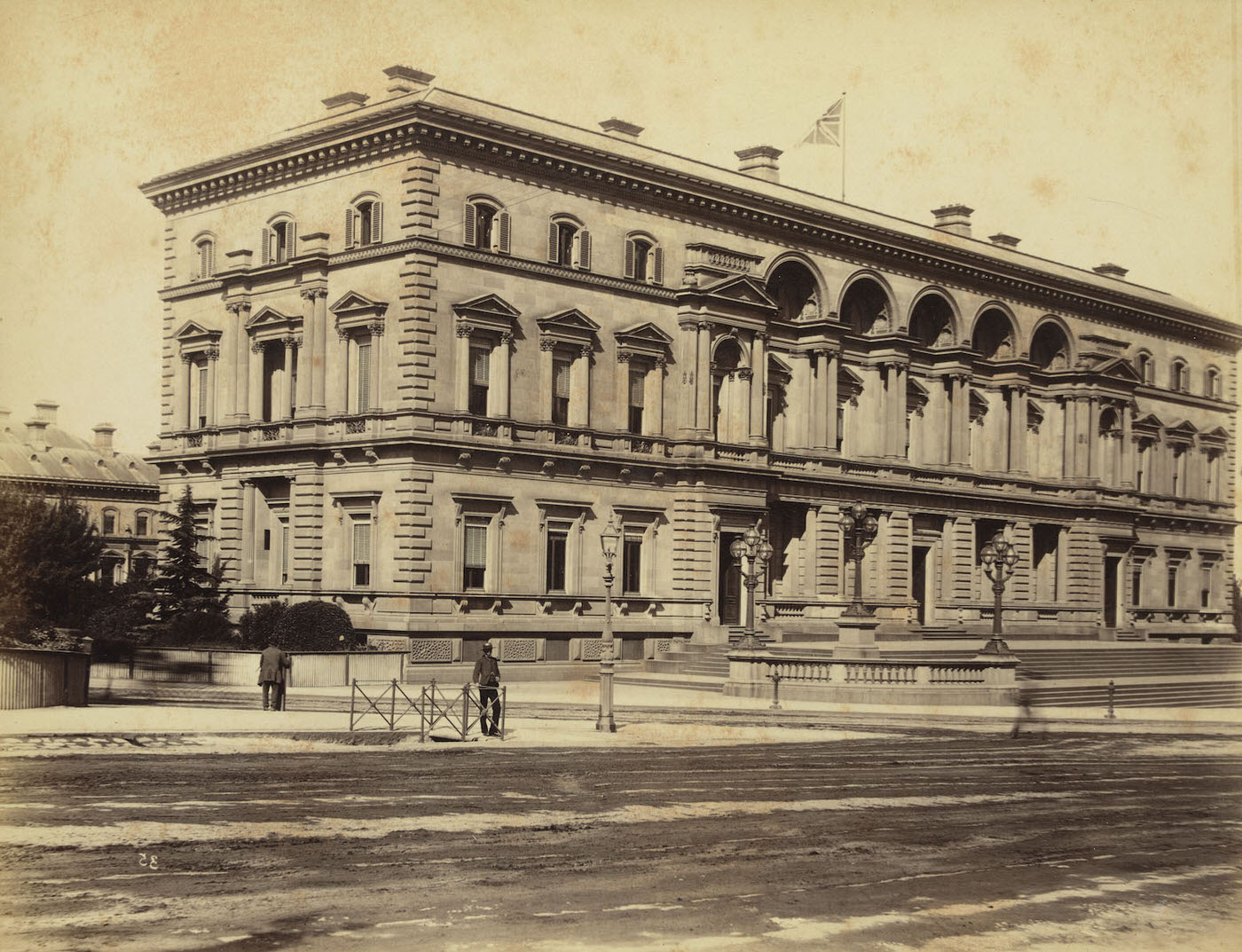 #90 Treasury, Melbourne, 1888