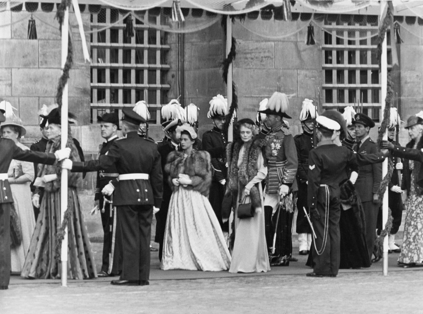 #50 Princess Margaret at the New Church for the inauguration of Queen Juliana, Amsterdam, Netherlands,1950