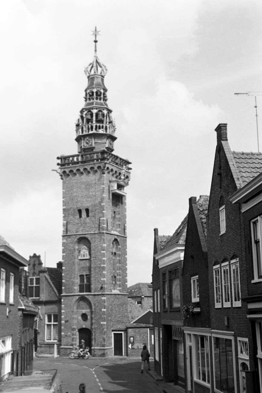 #41 Speeltoren tower at Monnickendam: A view of the Speeltoren tower in Monnickendam, The Netherlands, in 1971.