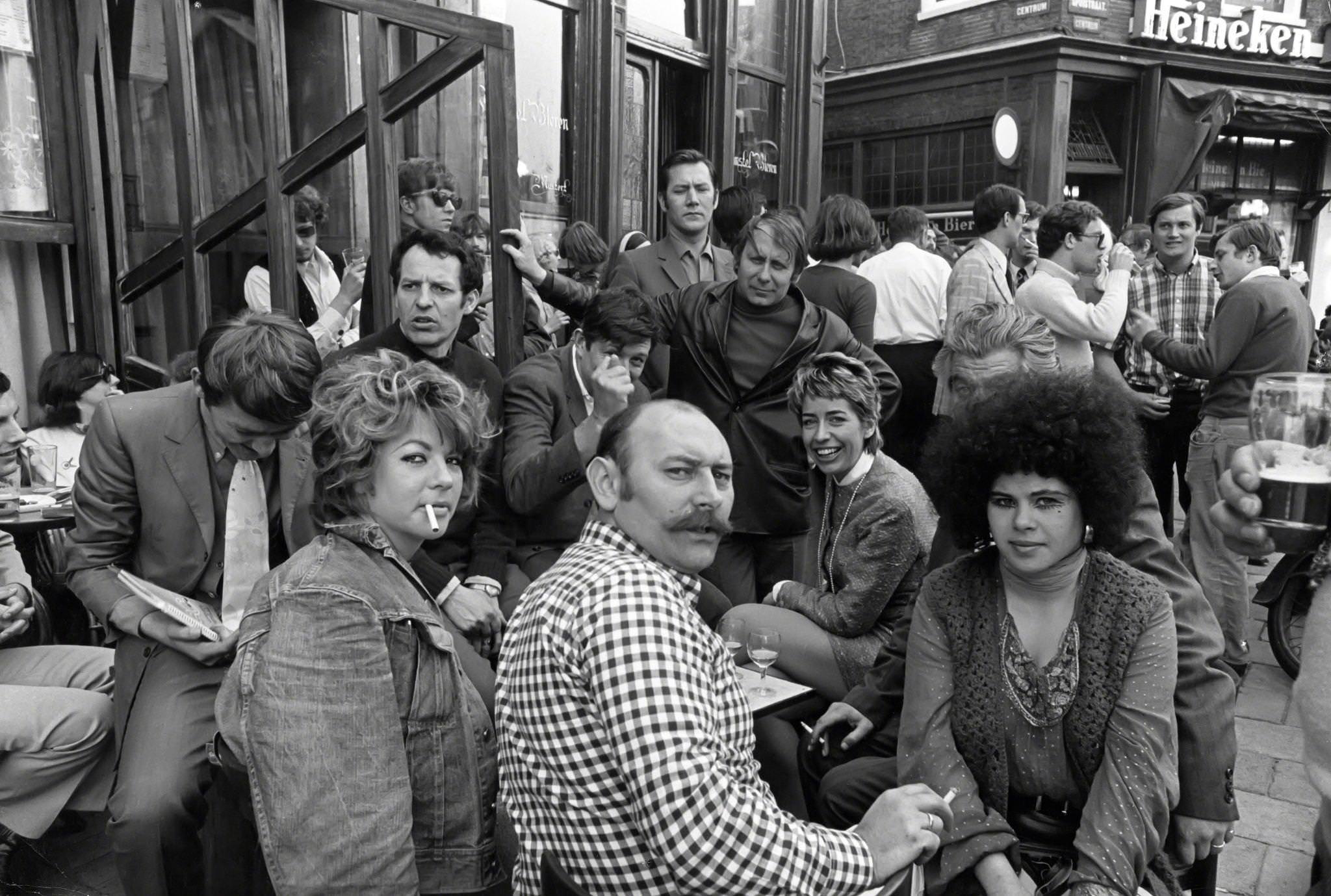 #60 Street scene in Amsterdam, Netherlands , 1975