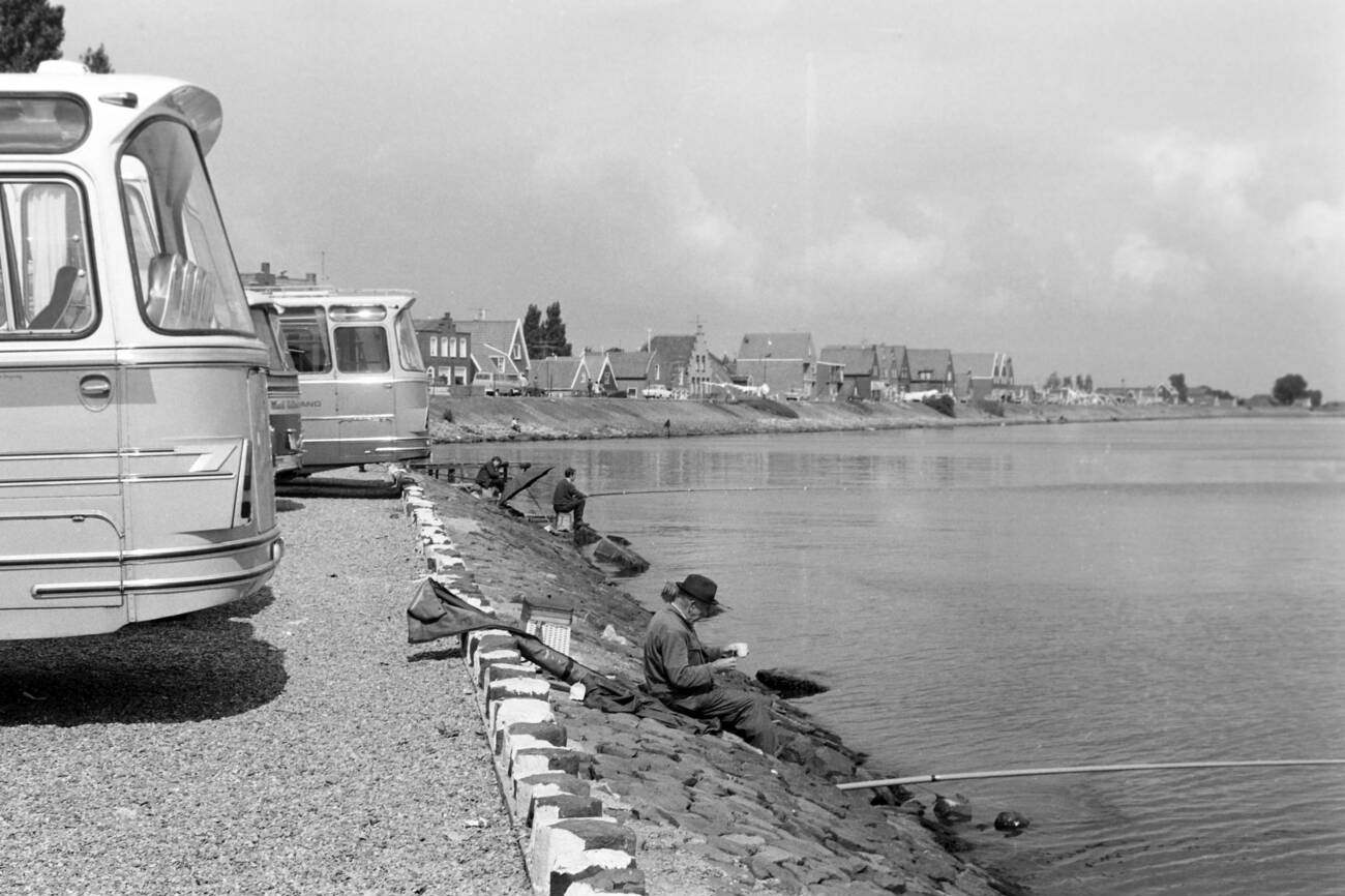#11 Travelling by overland bus from Volendam to Monnickendam, The Netherlands, in 1971.